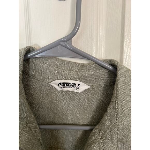 Mountain‎ Khakis Dress Green Relaxed Pockets V-Neck Collar Womens Size Small - Picture 4 of 4